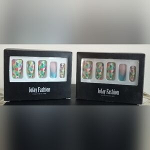 Jofay Fashion Multicolor Press On Nais